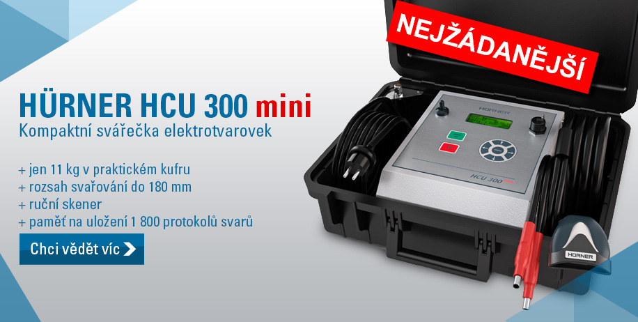 Hurner zváračka elektrotvaroviek HCU mini300