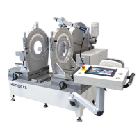 HÜRNER HWT 500 CS – Servomotorová dílenská svářečka na tupo